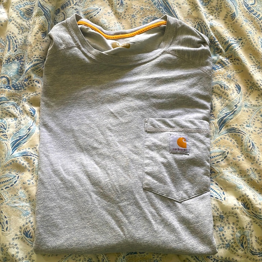 Carhartt Mens XL Tall T-shirt Gray